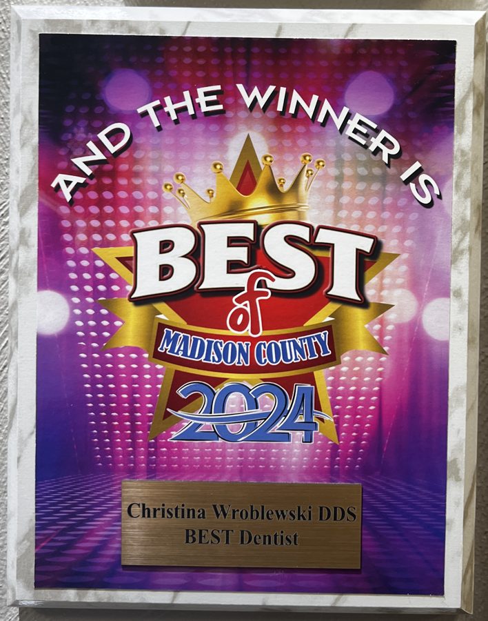 Best of Madison County 2024 plaque: Best Dentist